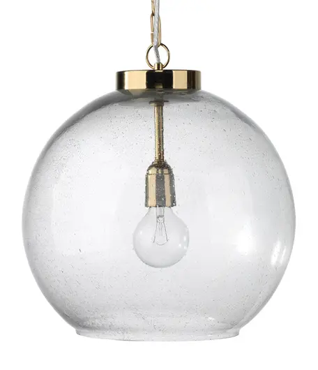 Luca Glass 1-Light Pendant by Jamie Young