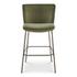 Early Bar Stool Faux Green Mohair by Moes Home