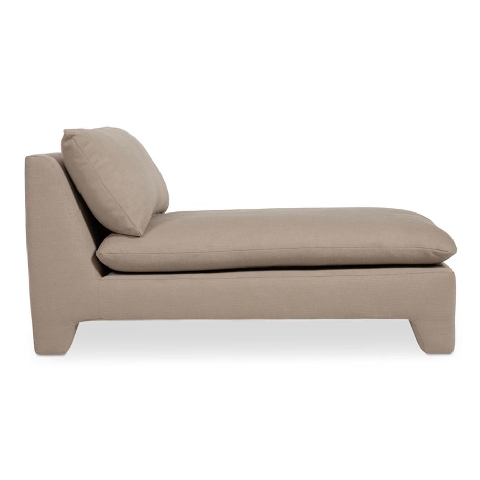 Estelle Chaise Flax by Moes Home
