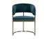 MARRIS DINING ARMCHAIR - GOLD - DANNY TEAL by Sunpan