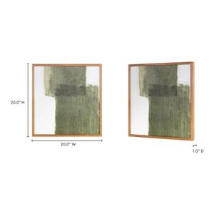 BRUSH FRAMED PAINTING by Moes Home