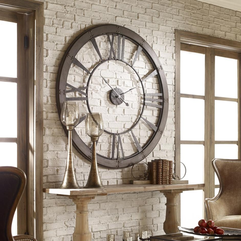 Ronan Wall Clock, Large by Uttermost