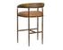 ZANATTA BARSTOOL - TAN LEATHER by Sunpan