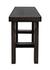 Nabu Mahogany Console in Hand-Rubbed Black with Light Brown Accents by Noir Furniture