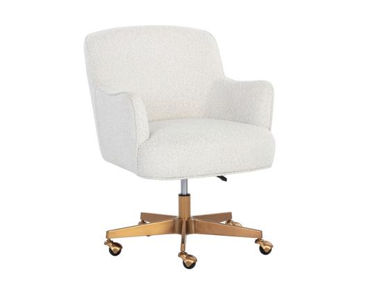 KARINA OFFICE CHAIR - COPENHAGEN WHITE by Sunpan