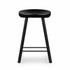 Barrett Stool In Matte Black Parawd In Counter by FOUR HANDS