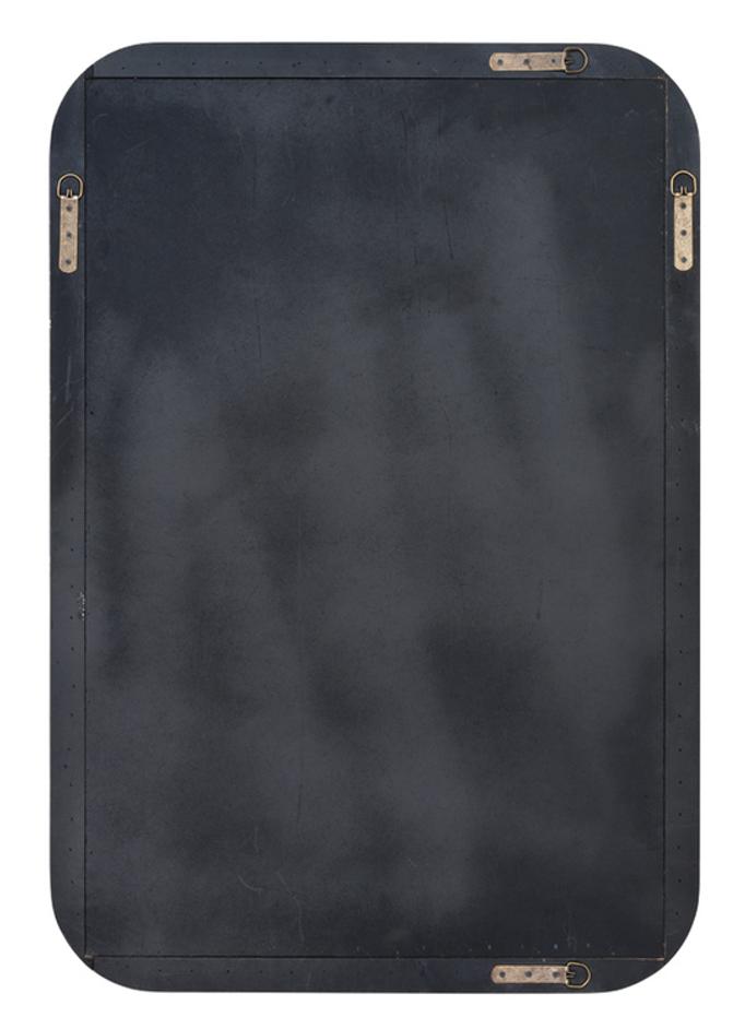 Rectangle Audrey Wall Mirror, White Washed Wood by Jamie Young