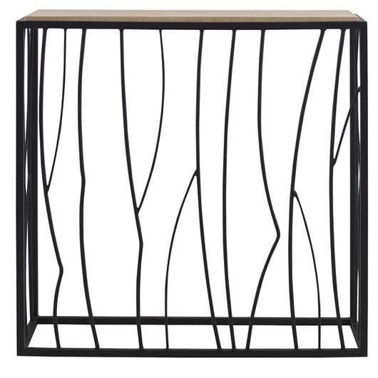 Reed Travertine Console Table by Uttermost