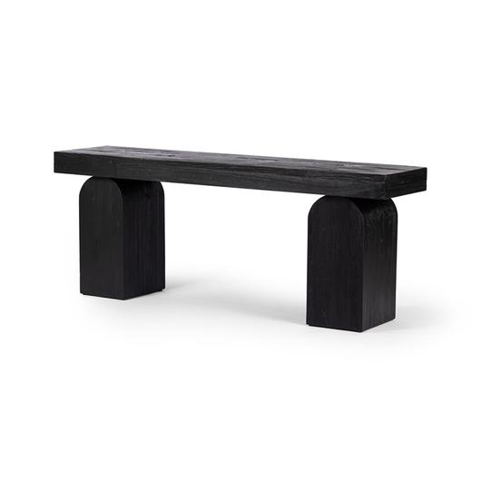 Keane Console Table In Black Elm by FOUR HANDS
