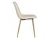 Drew Dining Chair - Champagne Gold - Antonio Linen by Sunpan