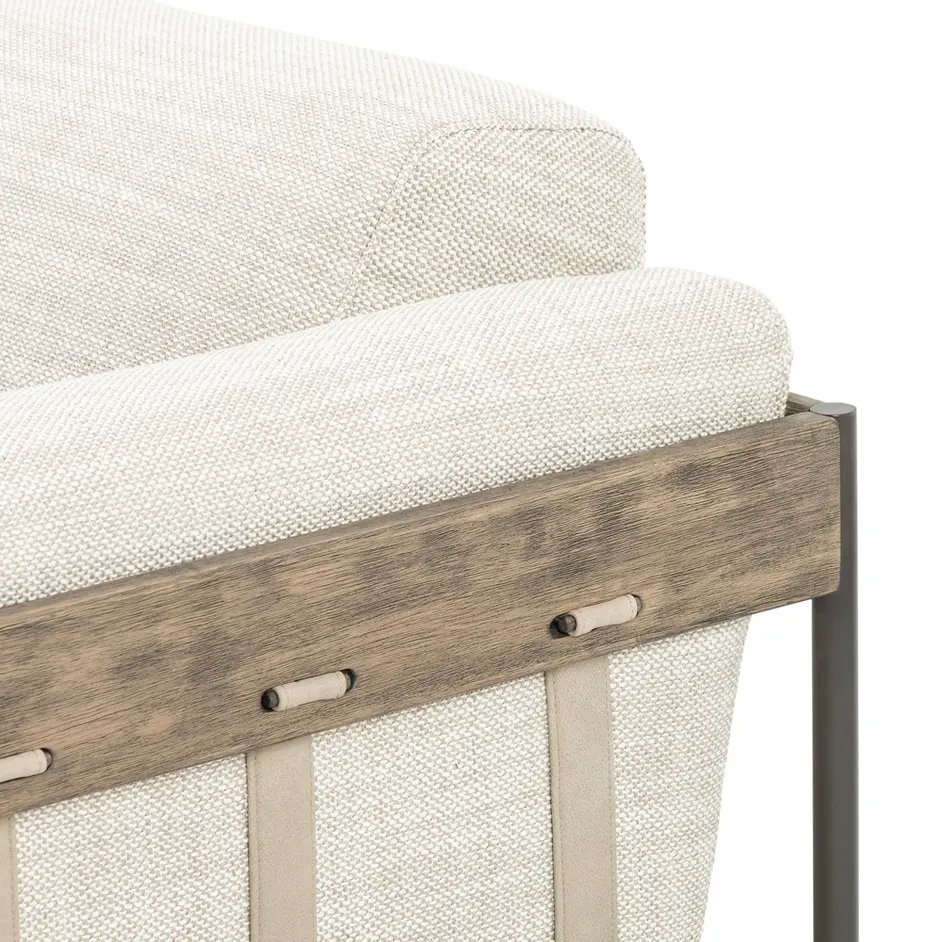 Ella Sofa-91"-Gable Taupe by FOUR HANDS