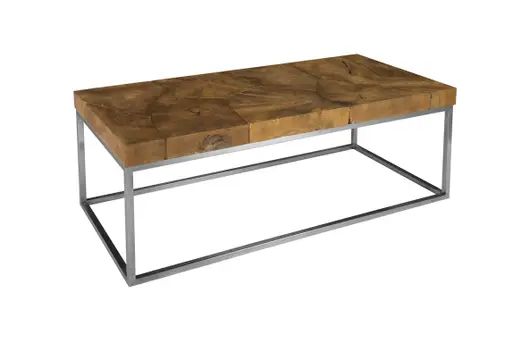 Teak Puzzle Coffee Table by PHILLIPS COLLECTION
