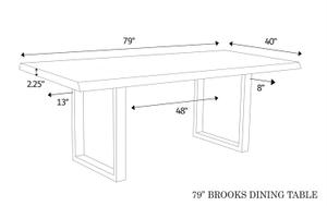 Brooks Dining Table by Urbia Imports
