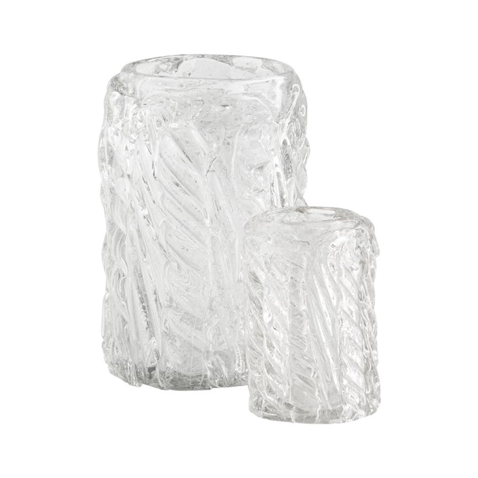 Clearly Thorough Vase | Clear - Small by Cyan Design