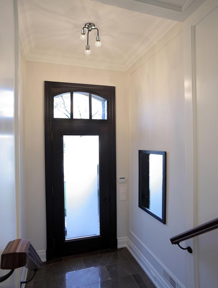 Neutra 3 Light Semi Flush Mount in Matte Black + Polished Nickel Finish by Z-Lite