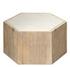 Argan Wood Hexagon Table, Small by Jamie Young