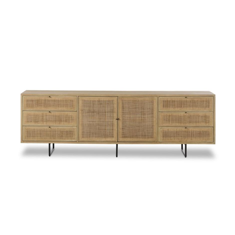 Carmel Sideboard 96" - Natural Cane by Four Hands