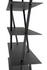 Siddhartha Industrial Steel Bookcase in Matte Black by Noir Furniture