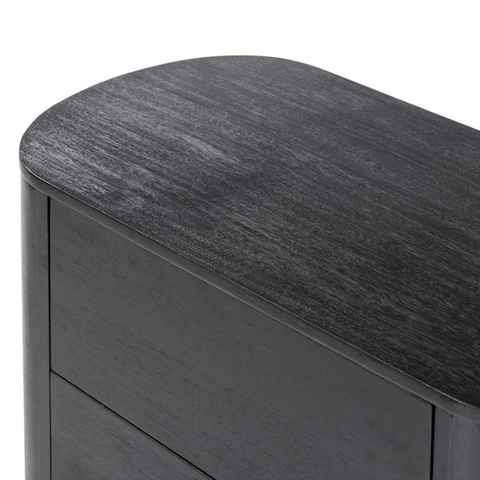 Paden Nightstand - Aged Black Acacia by Four Hands