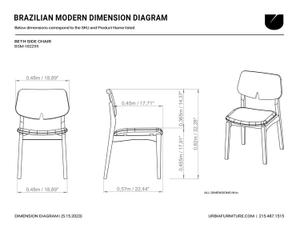 Beth Side Chair by Urbia Imports