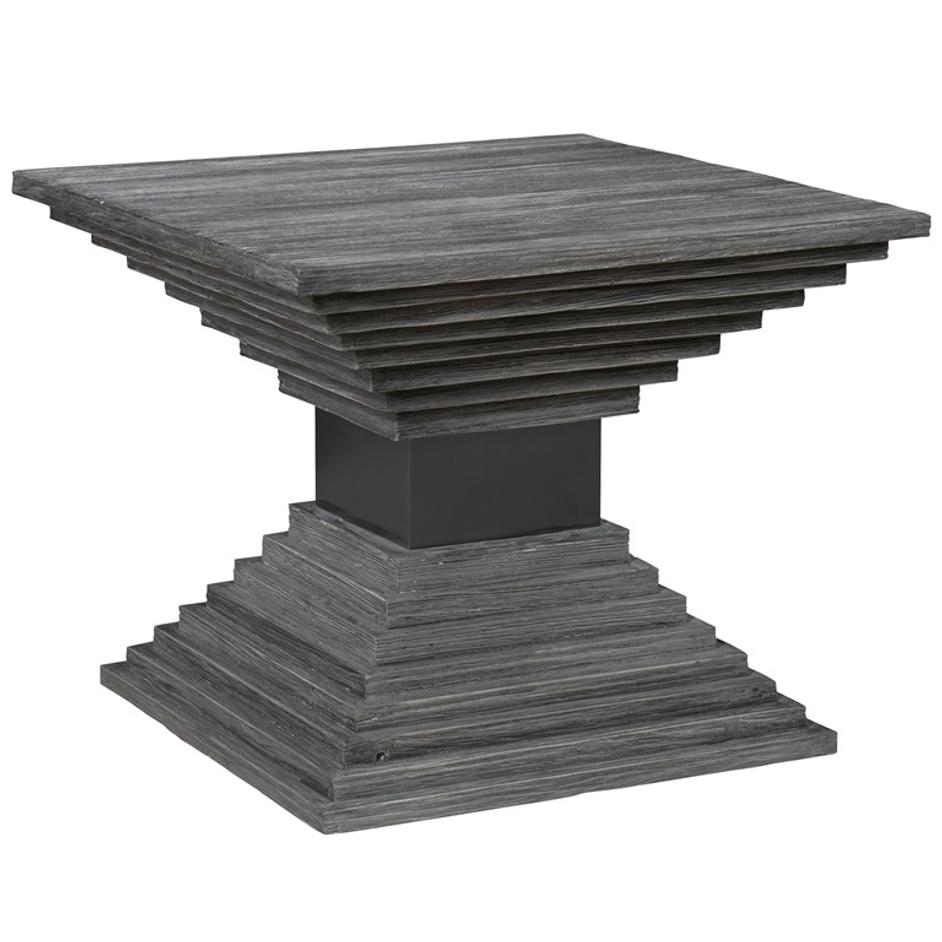 Andes Wooden Geometric Accent Table by Uttermost