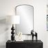 Tordera Black Arch Mirror by Uttermost