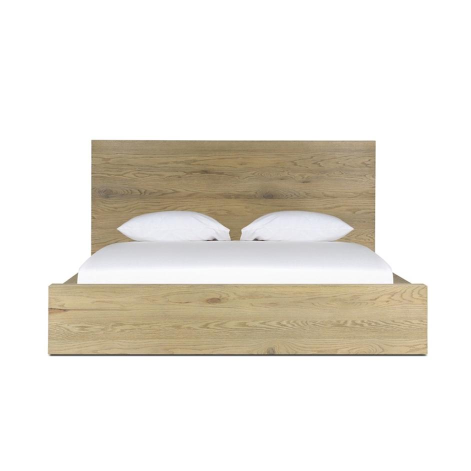 Torrington King Bed - Sandy Oak Resawn by Four Hands