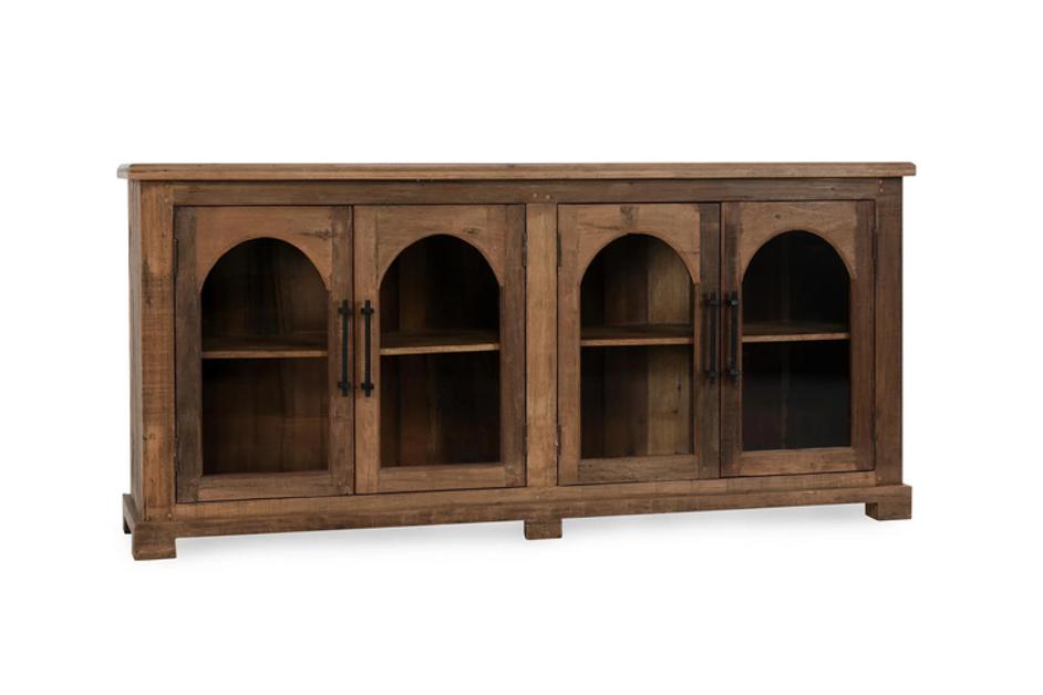Zion Reclaimed Wood 4Dr Cabinet by Classic Home