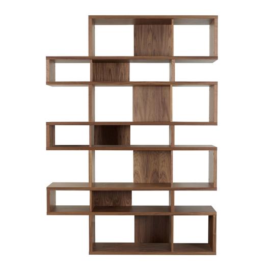 London Composition Large Bookshelf Brown by TEMA HOME