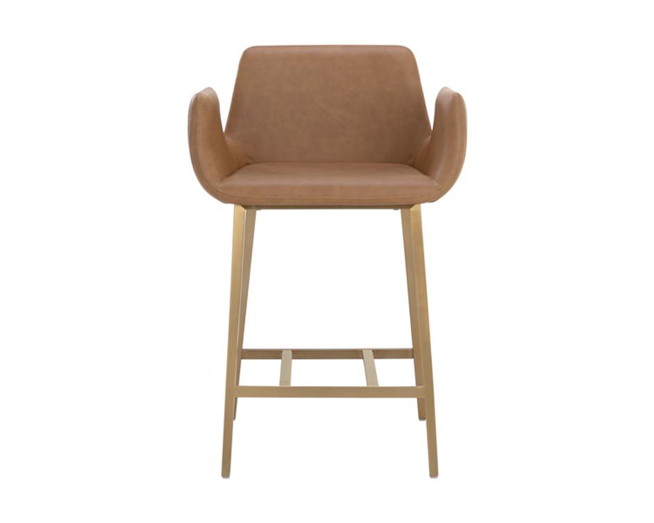 LUCANO COUNTER STOOL - MILLIKEN COGNAC by Sunpan