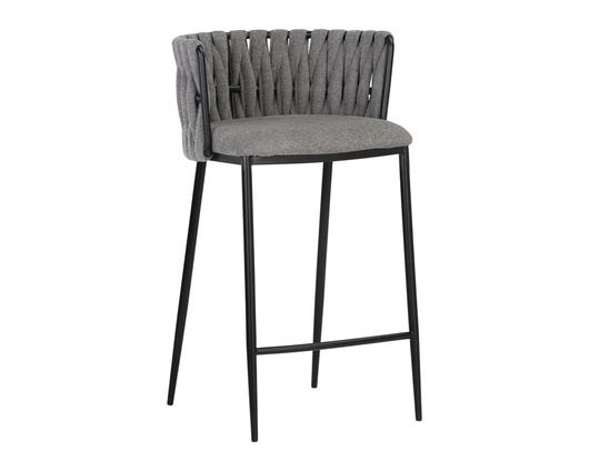 Sarai Counter Stool - Belfast Koala Grey by Sunpan