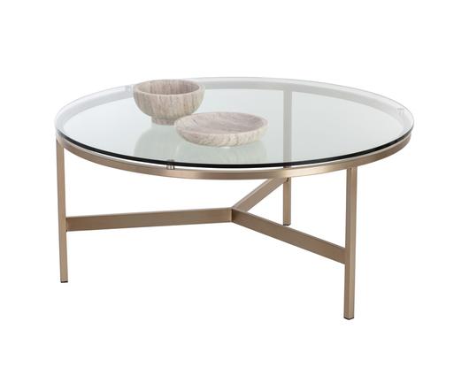 FLATO COFFEE TABLE - ANTIQUE BRASS by Sunpan