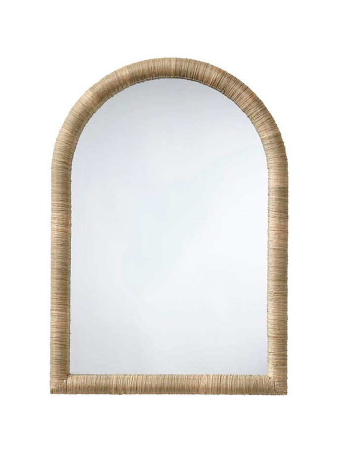 Hilltop Seagrass Arch Wall Mirror by Jamie Young