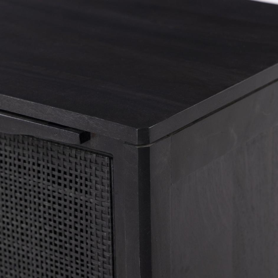 Sydney Nightstand - Black Wash by Four Hands