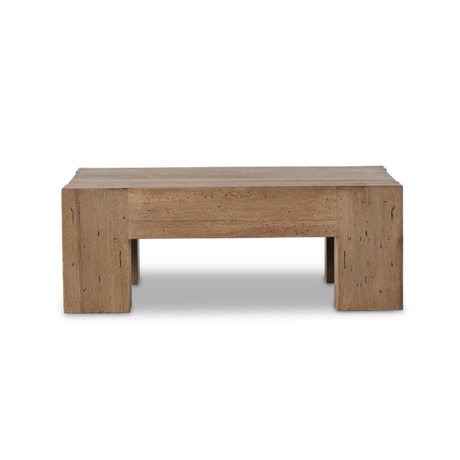 Abaso Sml Sqr Cff Table In Rstic Wormwood by FOUR HANDS