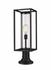 Dunbroch 1 Light Outdoor Pier Mounted Fixture in Black Finish by Z-Lite