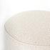 Sinclair Round Ottoman-Knoll Natural by FOUR HANDS