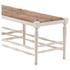 Cream Reed Bench by Furniture Classics