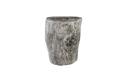 Chamcha Wood Stool, Grey Stone by PHILLIPS COLLECTION
