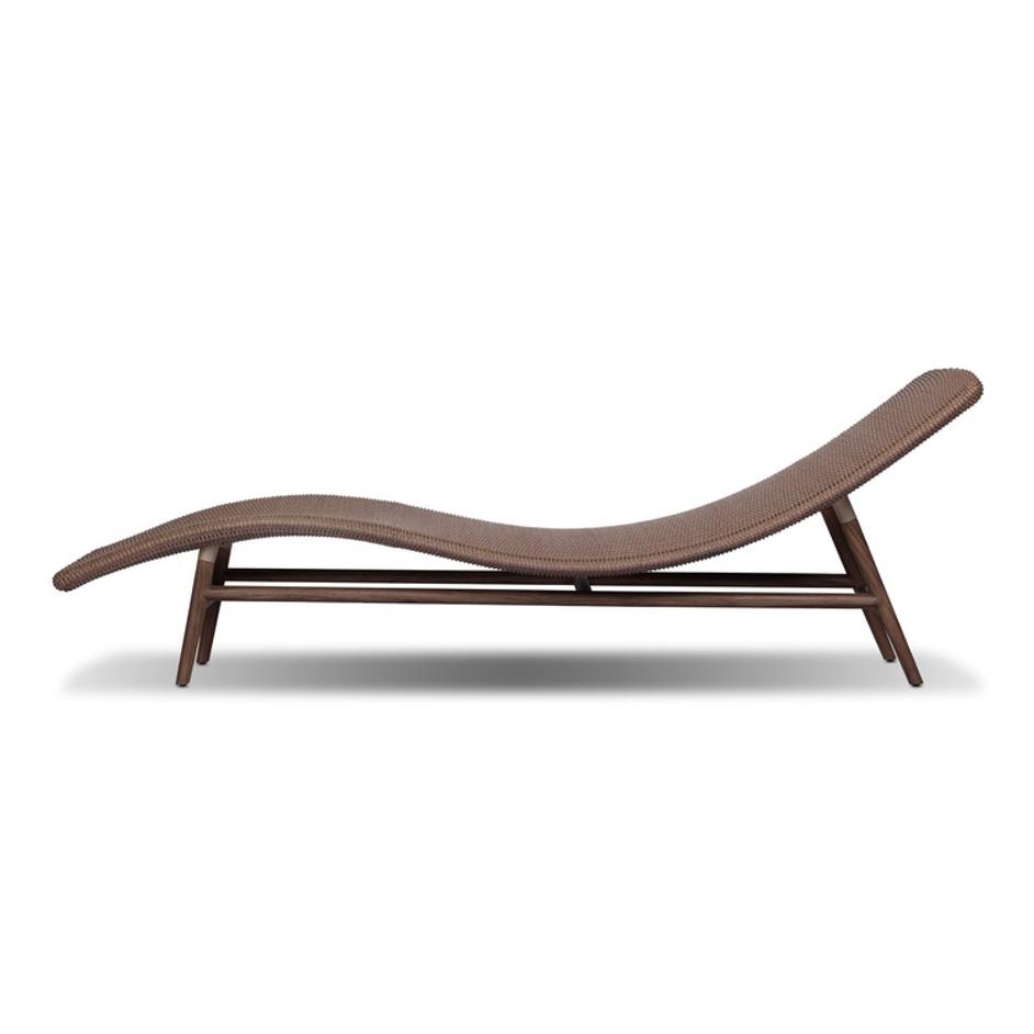 Portia Outdoor Chaise - Tanned Weave by Four Hands