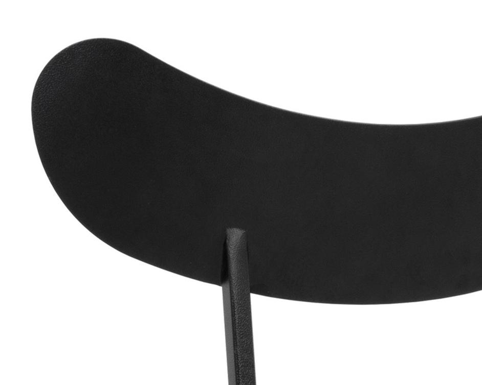 GIBBONS DINING CHAIR - BLACK - BRAVO PORTABELLA by Sunpan