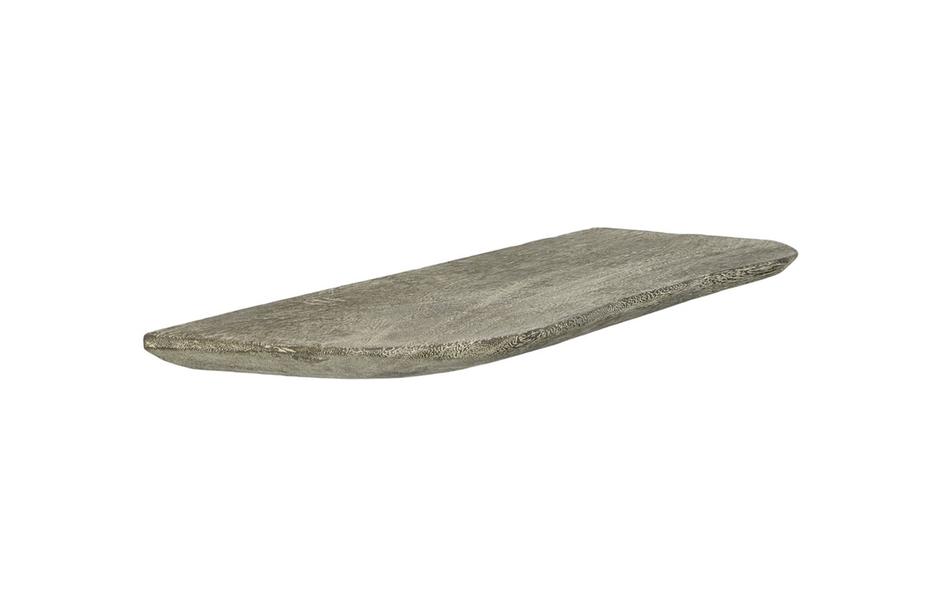 Floating Wall Shelf, Gray Stone, Large by Phillips Collection