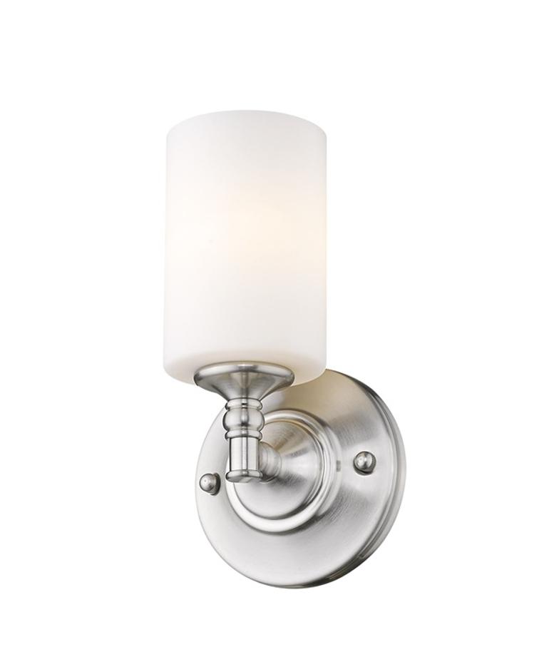 Cannondale 1 Light Wall Sconce in Brushed Nickel Finish by Z-Lite