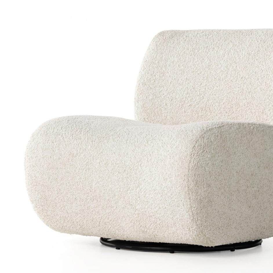 Siedell Swivel Chair - Sheldon Ivory by Four Hands