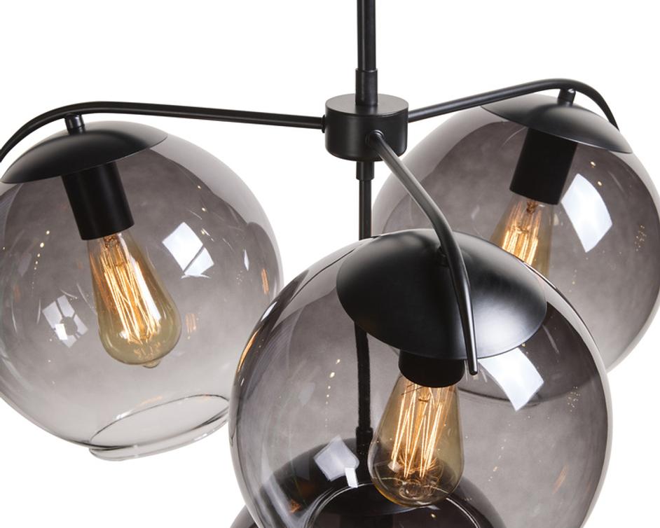 KAMARA CHANDELIER - BLACK by Sunpan