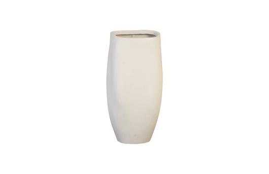 Claire Planter, White , Large by PHILLIPS COLLECTION