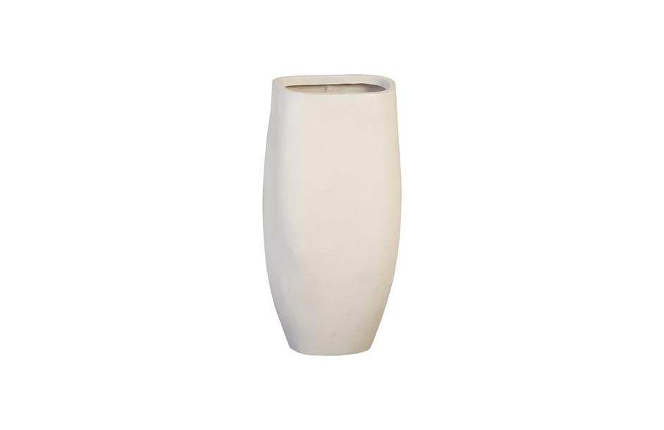 Claire Planter, White , Large by PHILLIPS COLLECTION