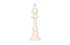 Bishop Chess Sculpture, Cast Stone White, Smallallall by Phillips Collection