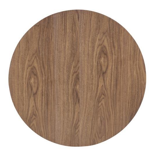 Mackenzie KD 47" Round Dining Table, Walnut  by New Pacific Direct