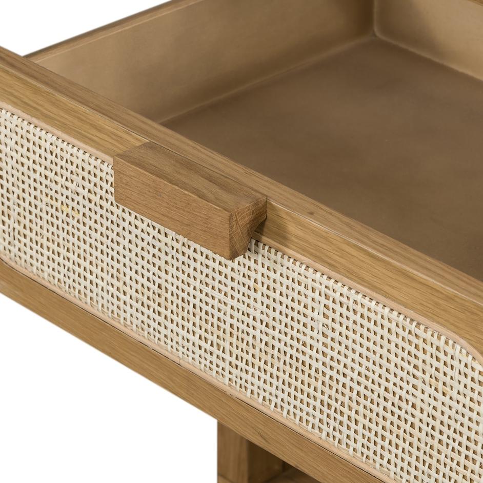 Allegra Nightstand-Natural Cane by FOUR HANDS